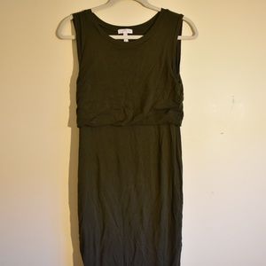 NORDSTROM Green Bodycon Dress